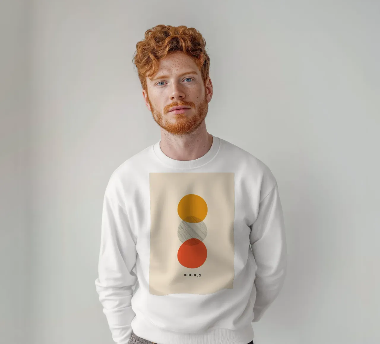 Sunset Bauhaus felpa da Attaboy Dsgn