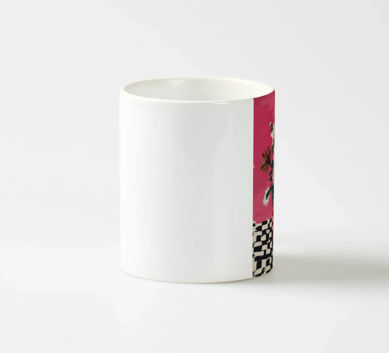 Vaso a pois rossi tazza in ceramica da Muse Artworks