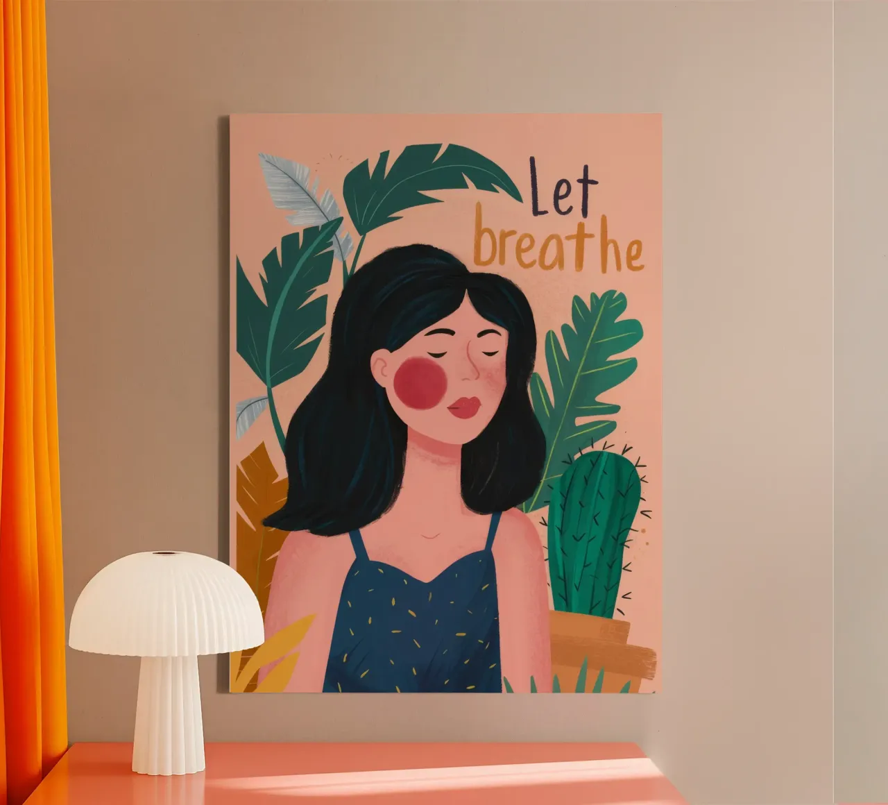 Let It Breathe canvas by Peak Delusion