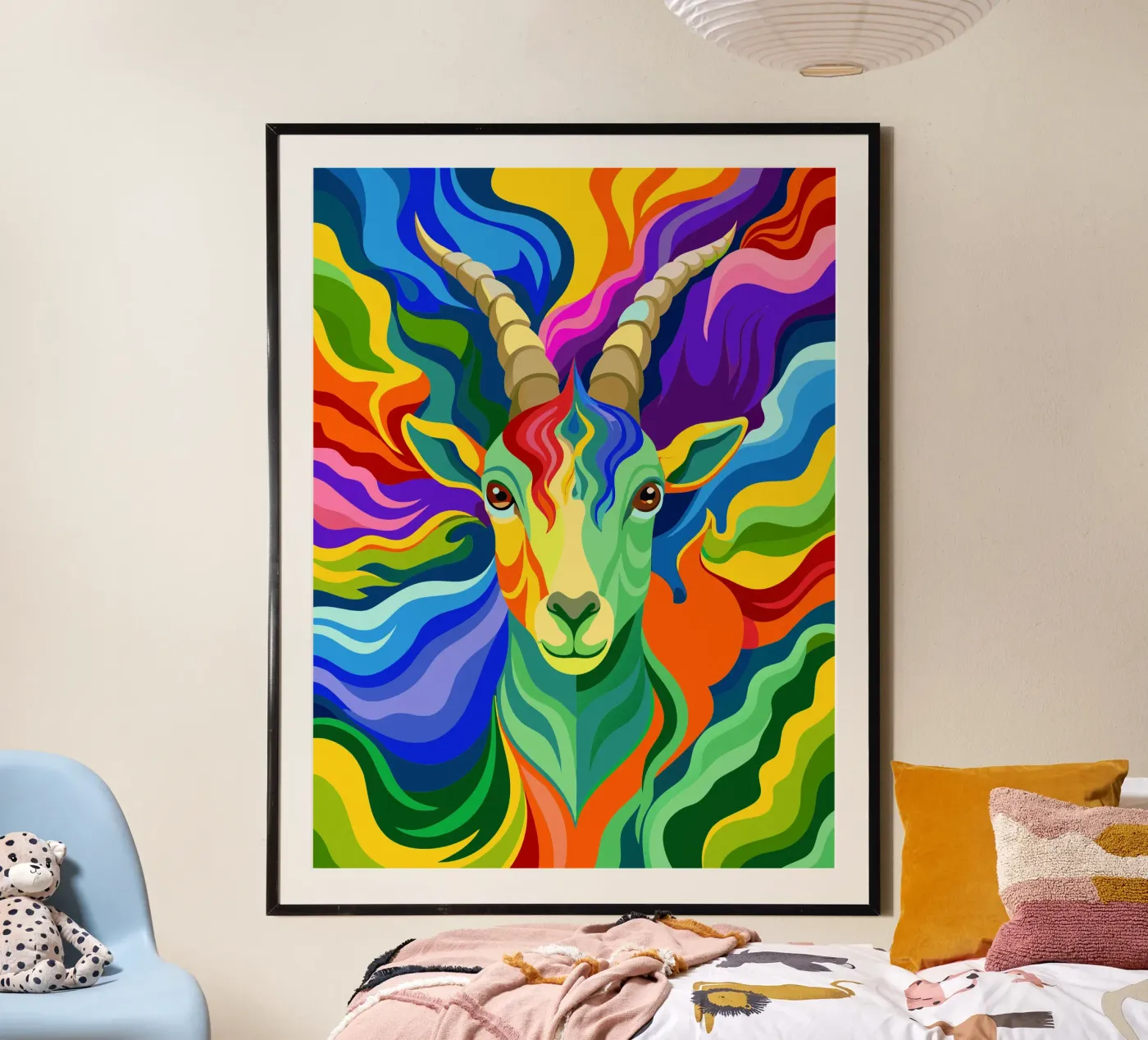 geit vector fullcolor poster van onelife