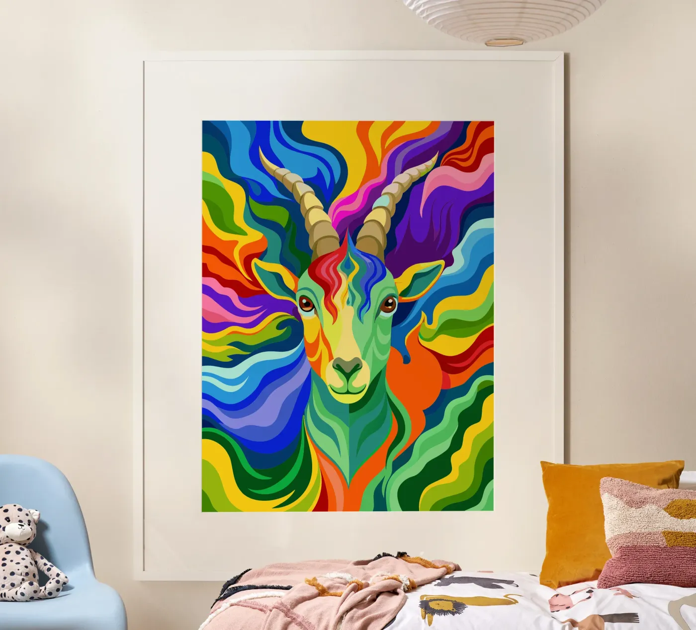 geit vector fullcolor poster van onelife