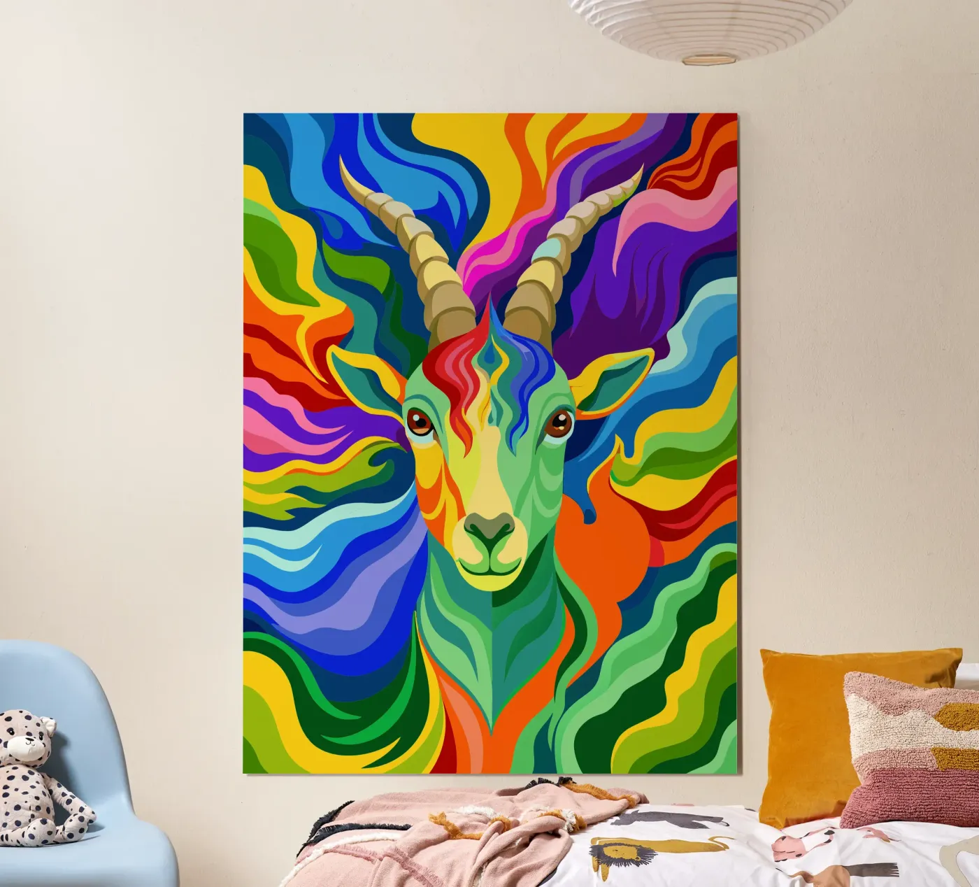 geit vector fullcolor poster van onelife