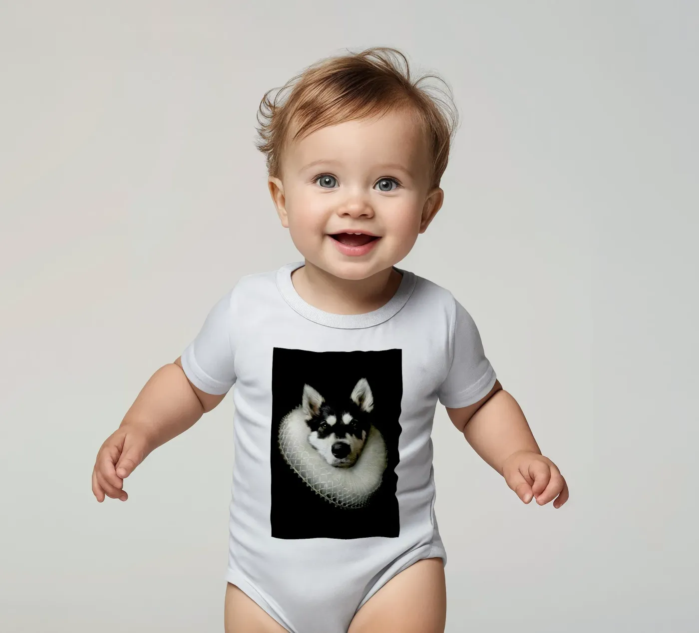 Simone Kurzarm Babybody von Tein Lucasson