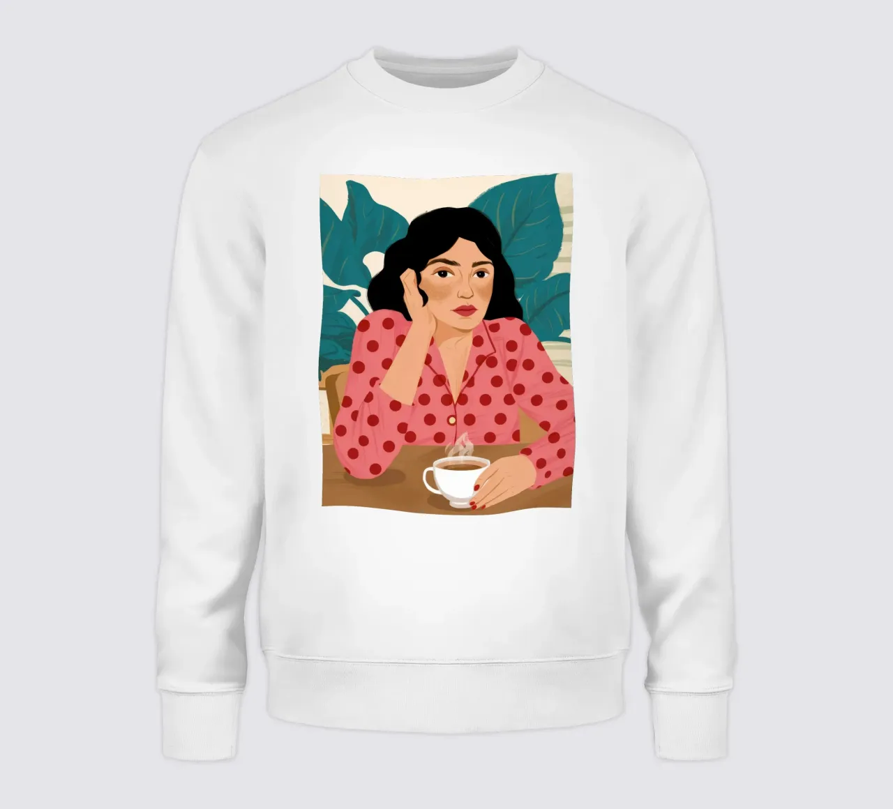 Polka Dot Coffee sweatshirt by Peak Delusion