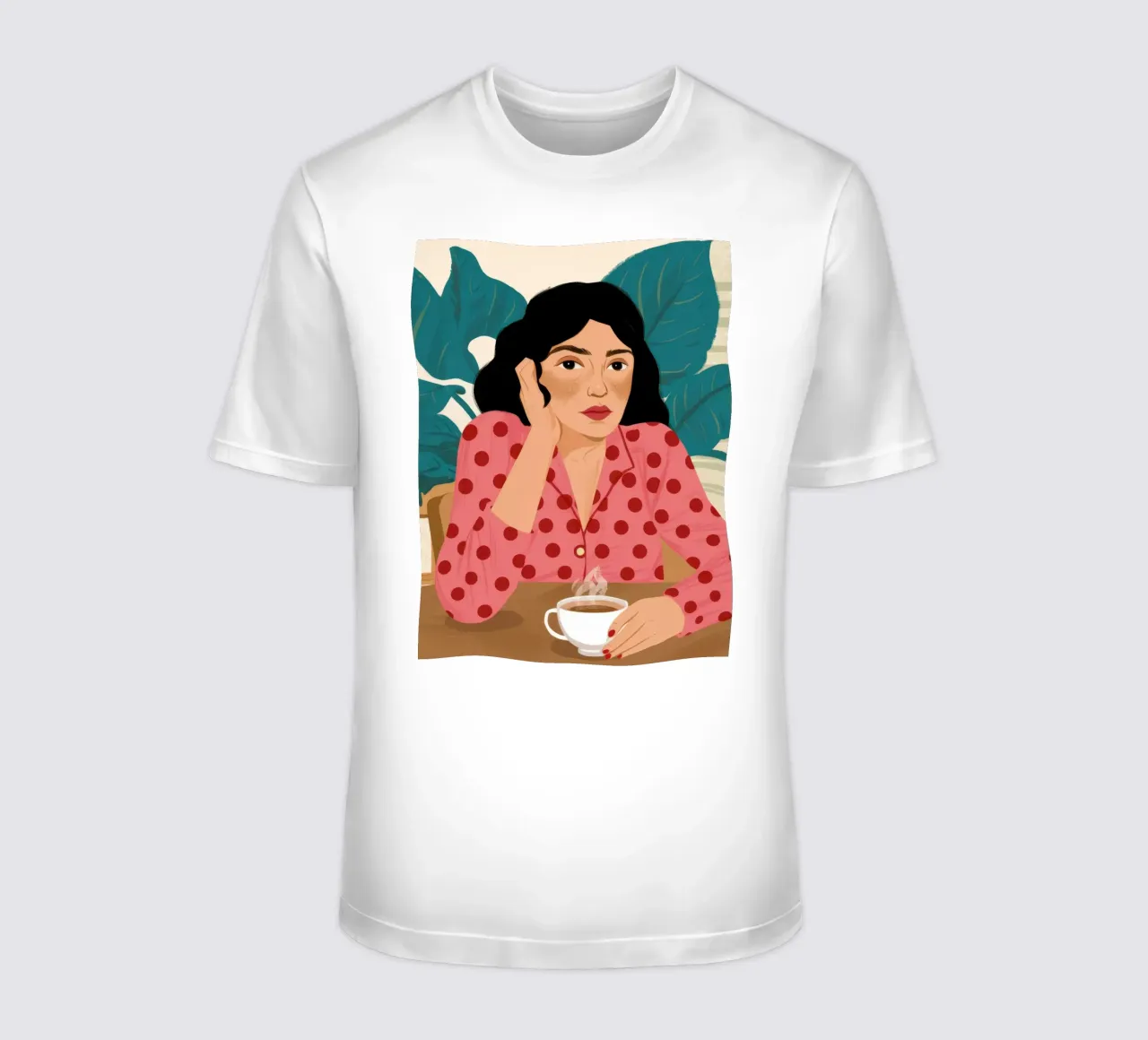 Caffè a pois t-shirt da Peak Delusion
