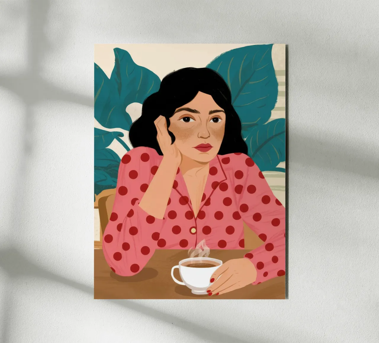 Caffè a pois alluminio dibond da Peak Delusion