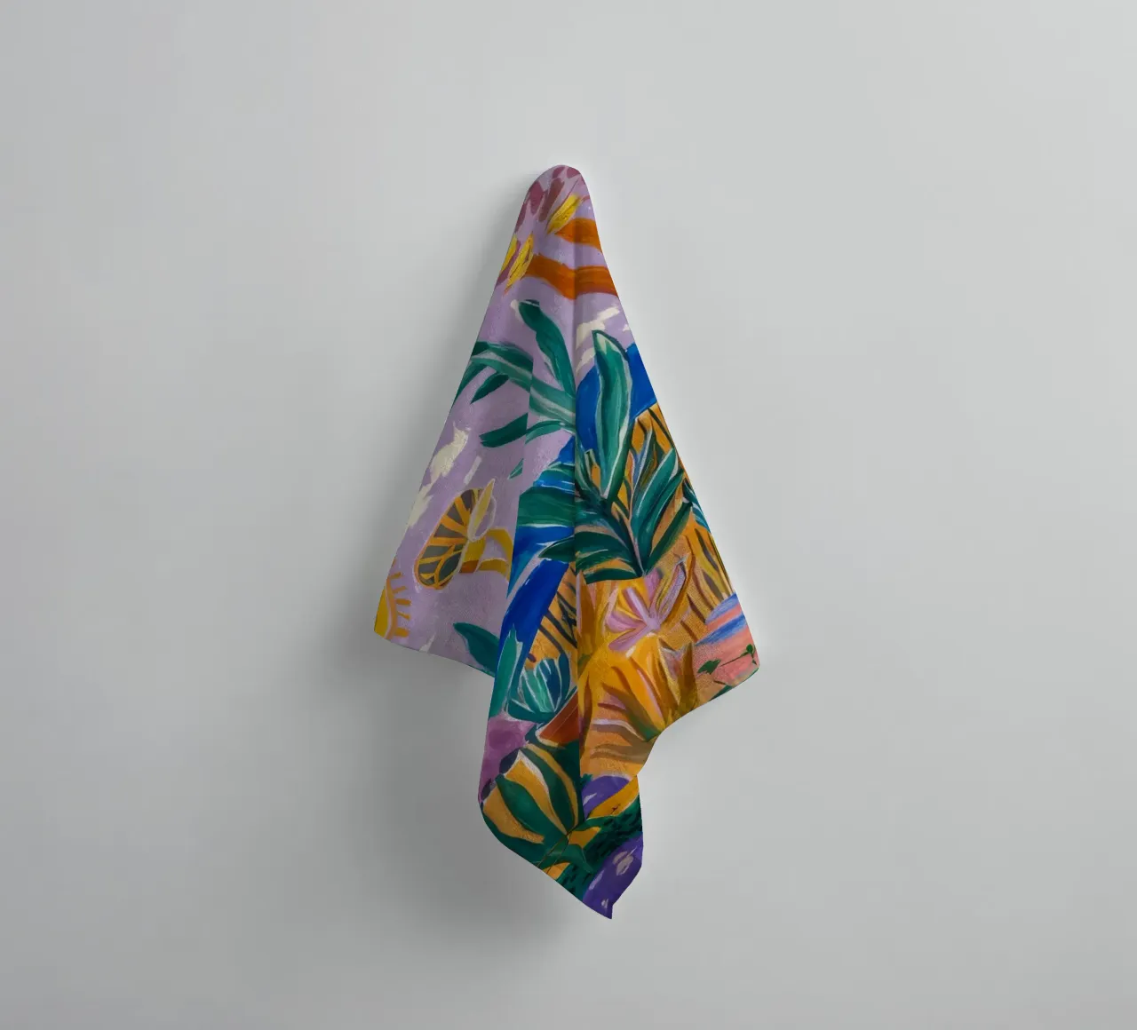 Abstracte zonnetuin badhanddoek van FadeAura