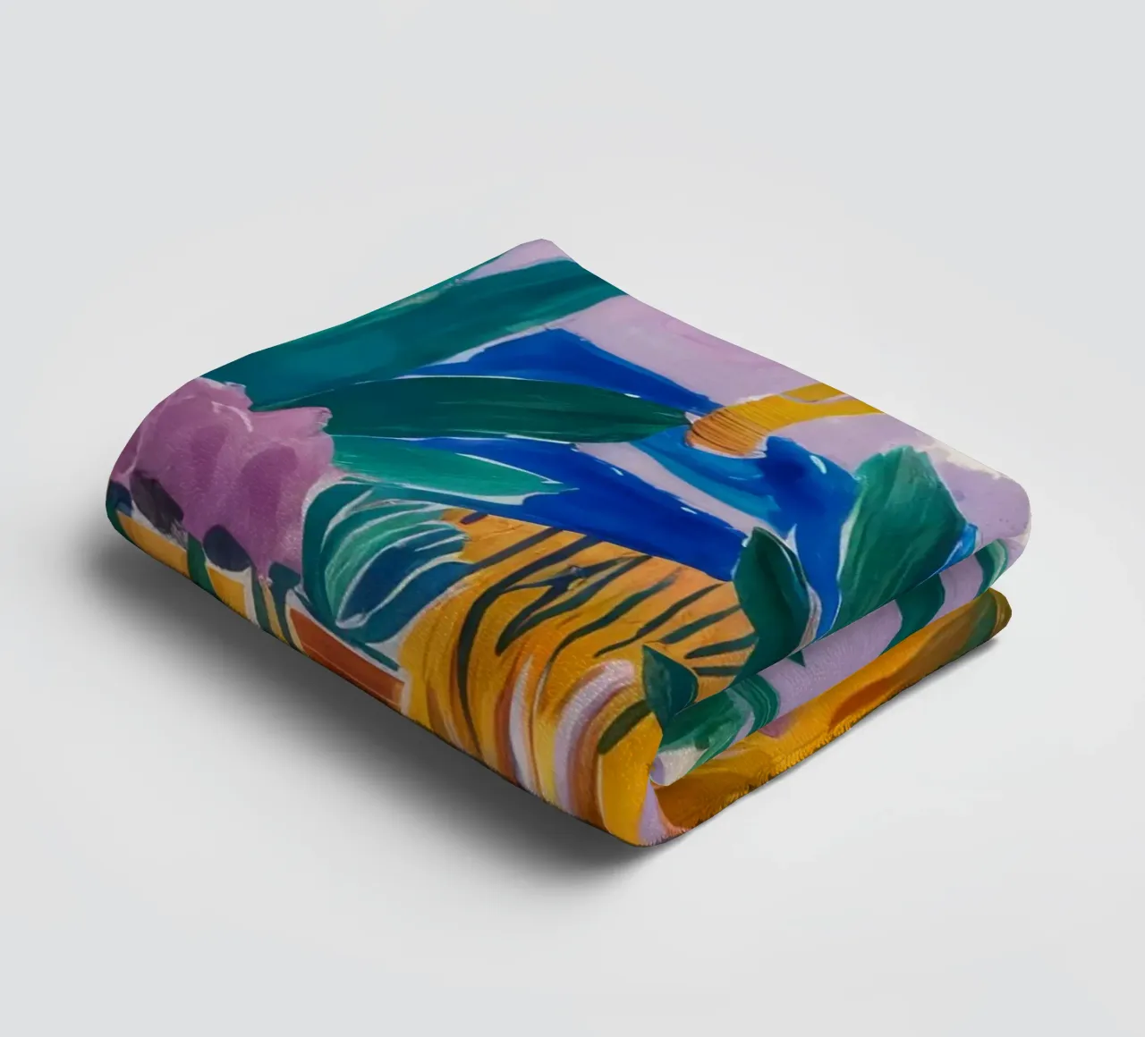 Abstracte zonnetuin badhanddoek van FadeAura