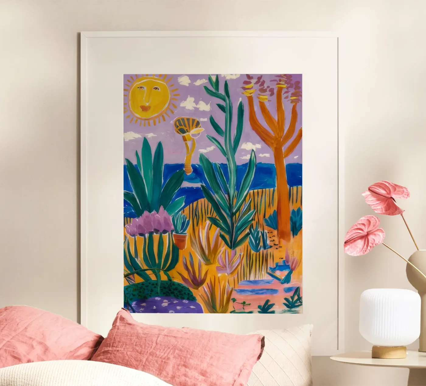 Abstract Sun Garden poster de FadeAura