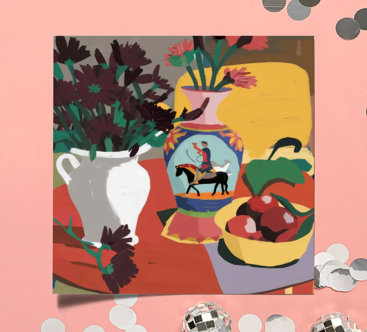Dark Pitcher Moody Blooms Stickerbogen von Stone Decade