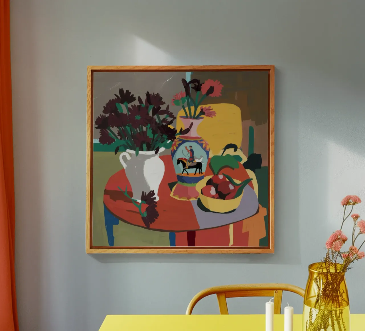 Pichet foncé Moody Blooms plexiglas de Stone Decade