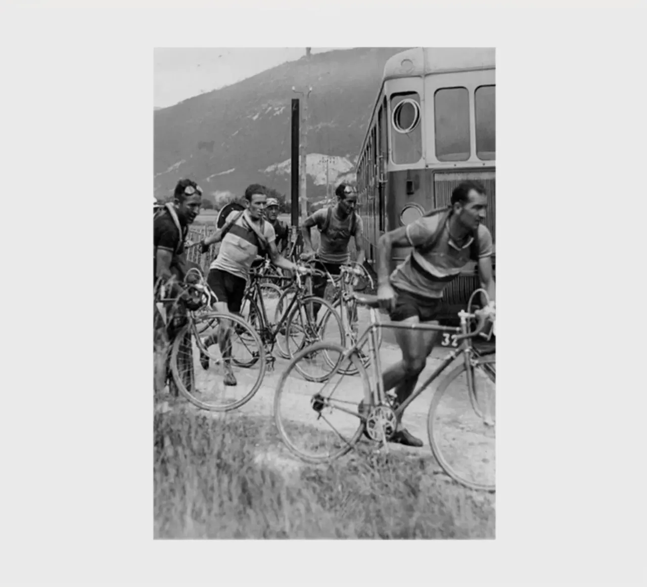 Tour de France Photography Print notebook by Classicprint