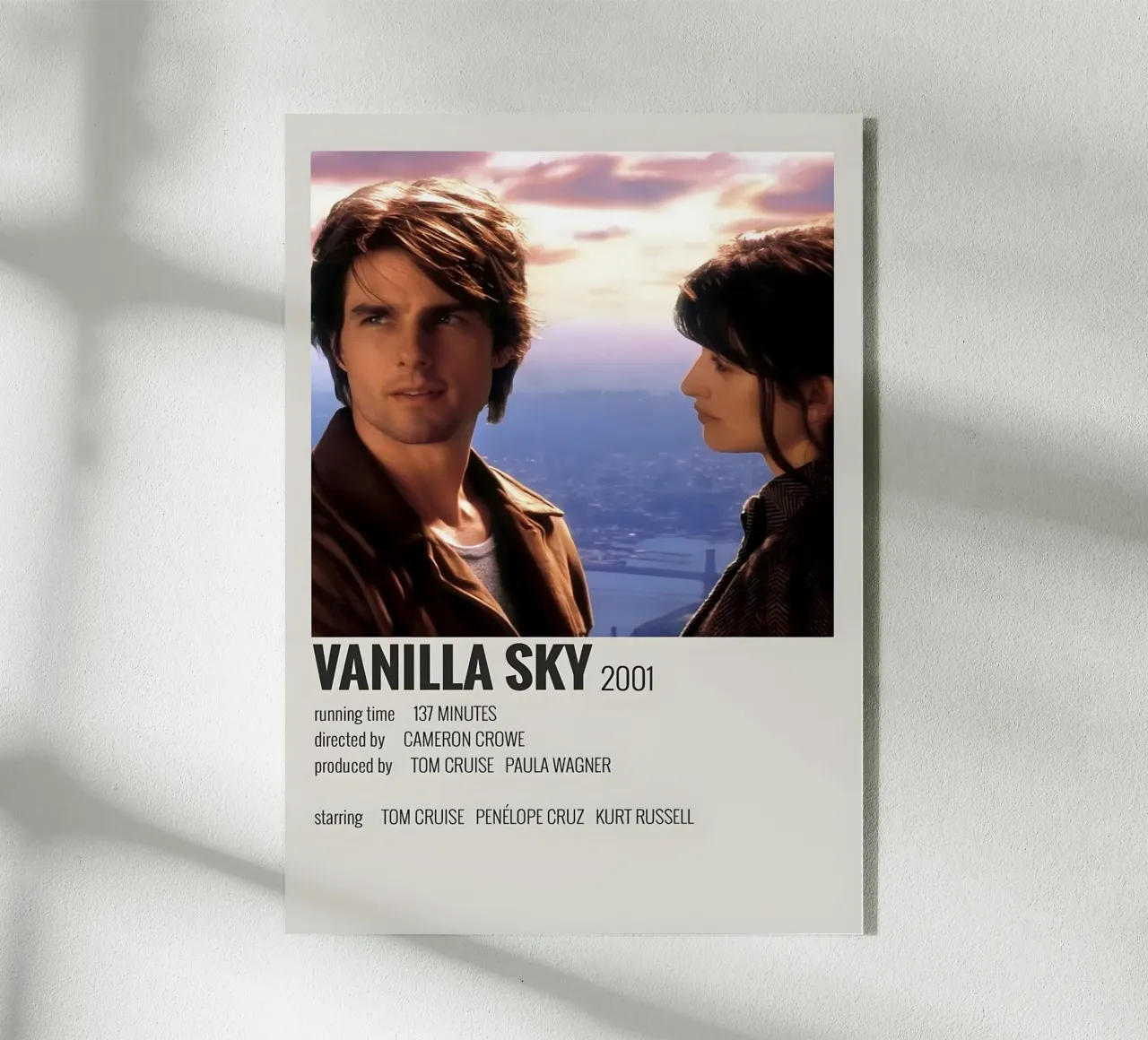 VANILLA SKY 2001 plexiglass da MVFminimalist