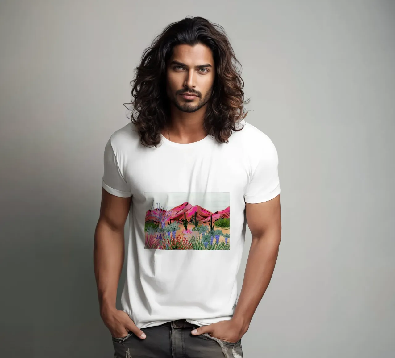 Bright Desert t-shirt da Sarah Gesek