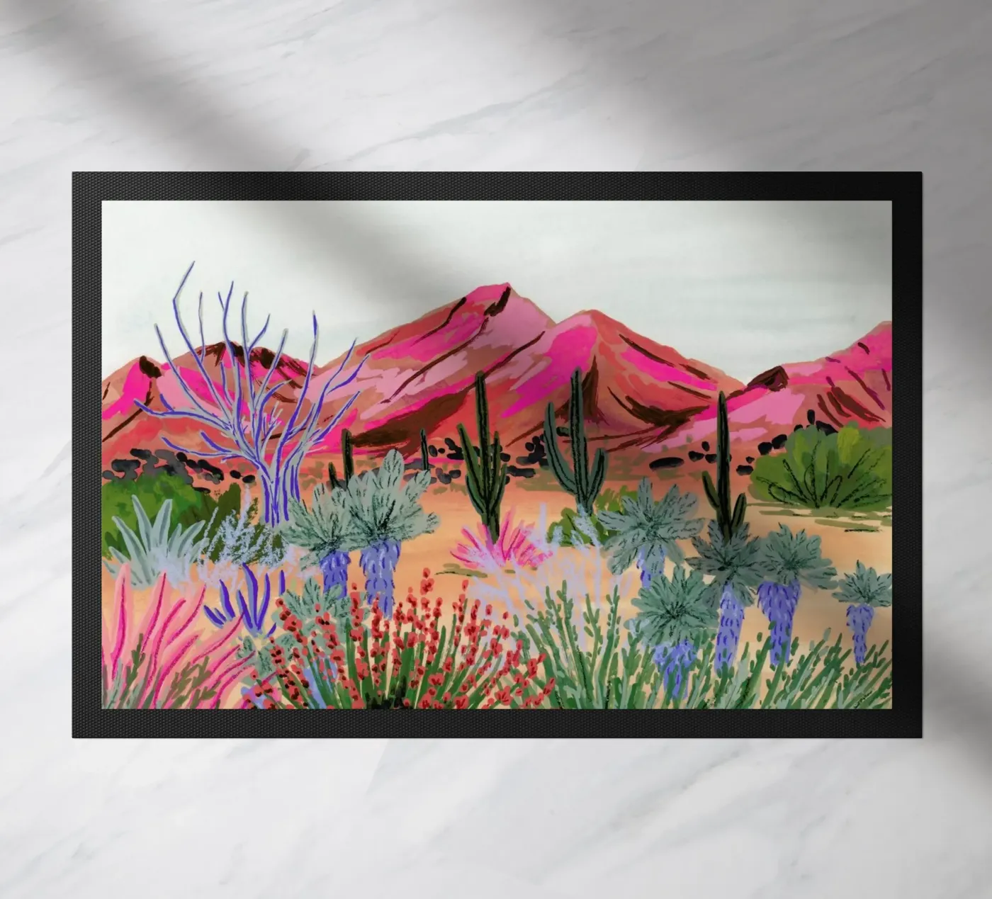 Bright Desert deurmat van Sarah Gesek