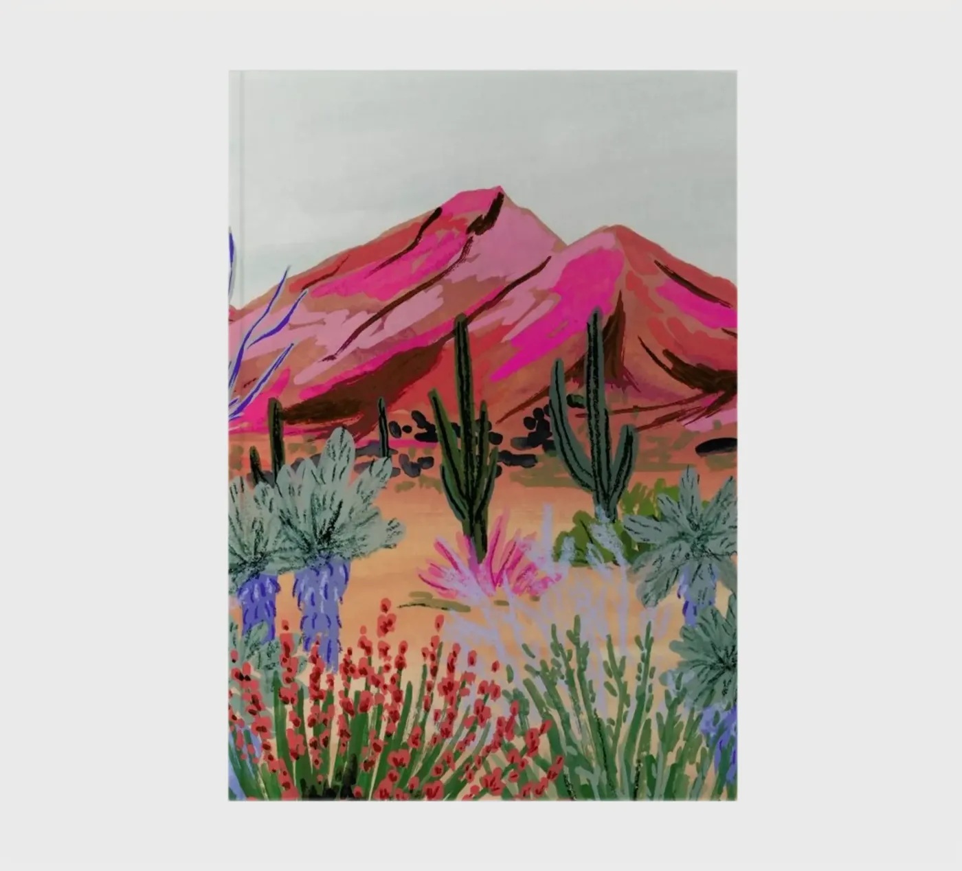 Bright Desert notebook by Sarah Gesek