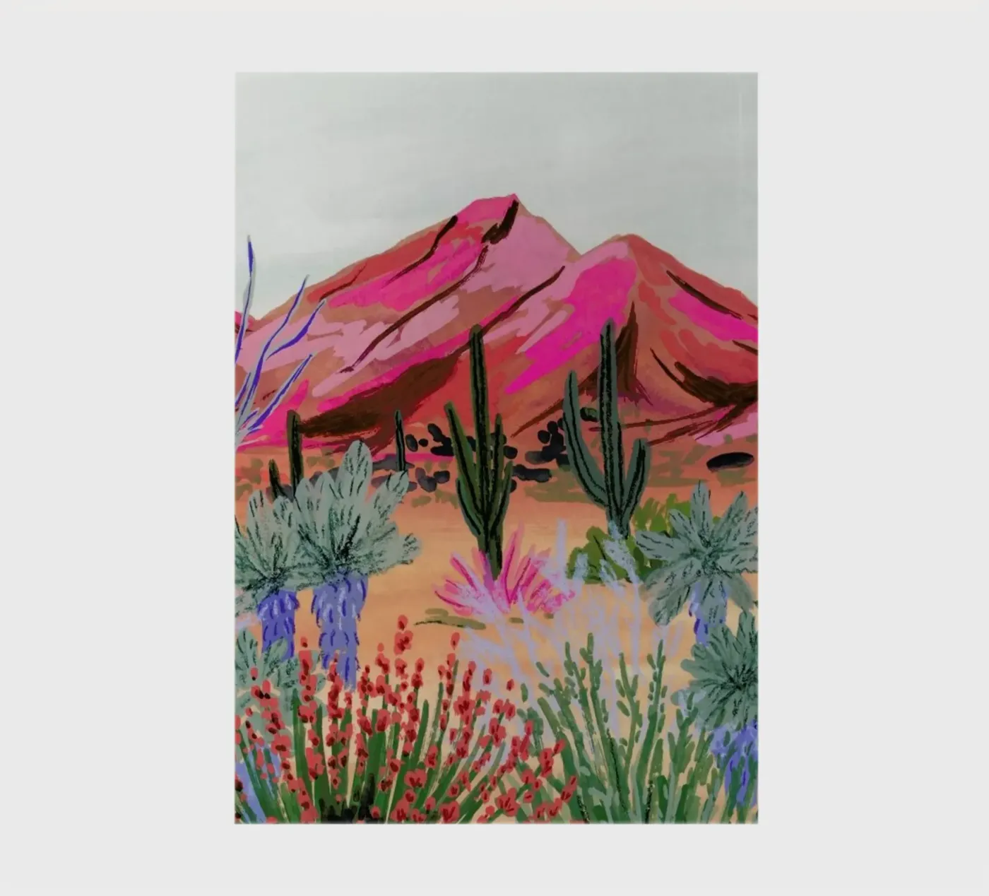Bright Desert notebook by Sarah Gesek