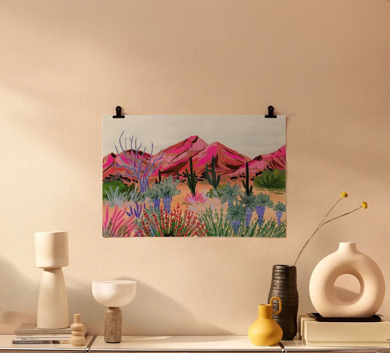 Bright Desert Poster von Sarah Gesek