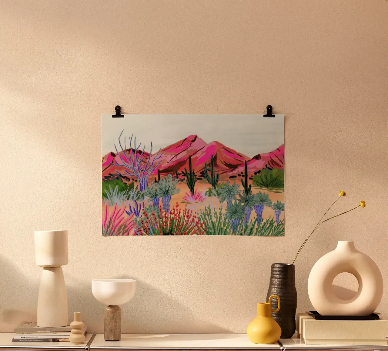 Bright Desert poster da Sarah Gesek