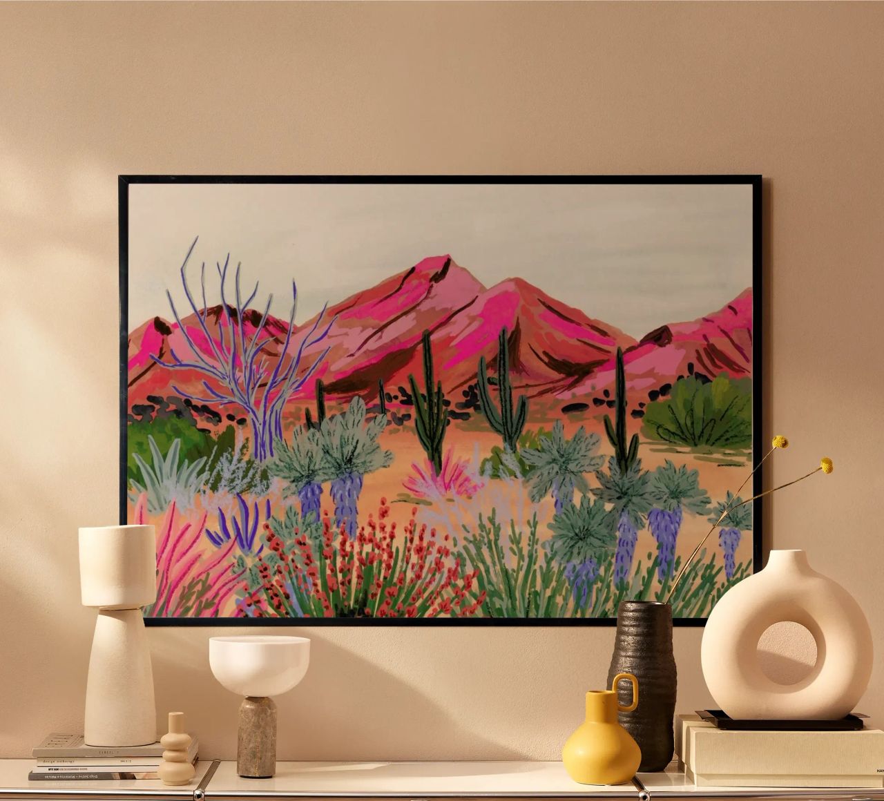 Bright Desert Poster von Sarah Gesek