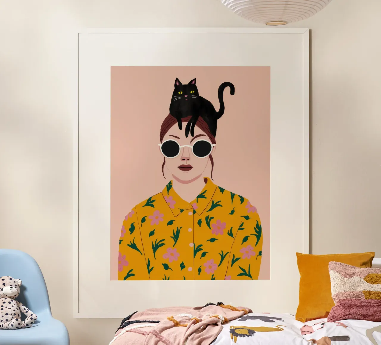 Cat Hat Chic poster by Peak Delusion