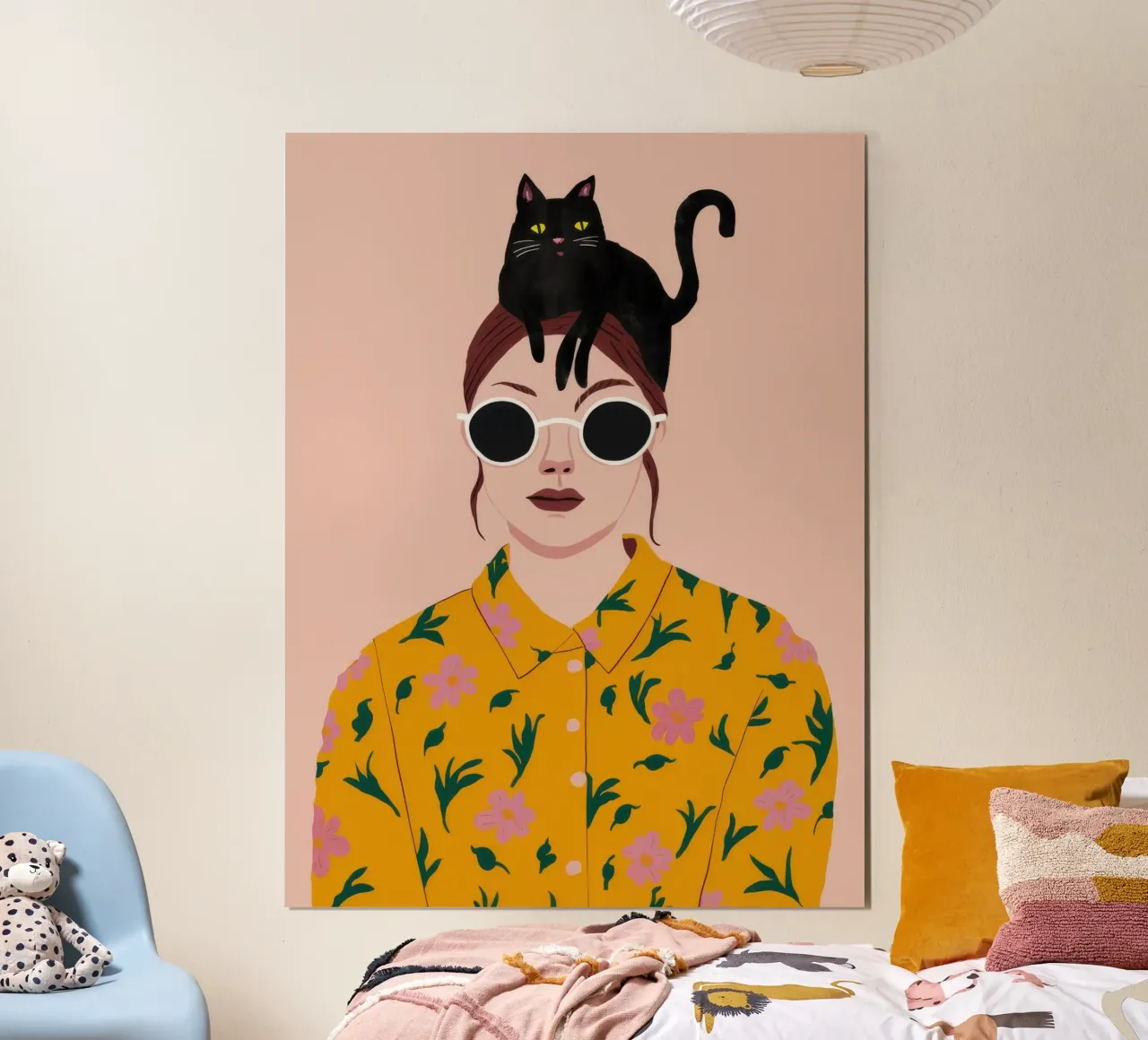 Cat Hat Chic poster by Peak Delusion