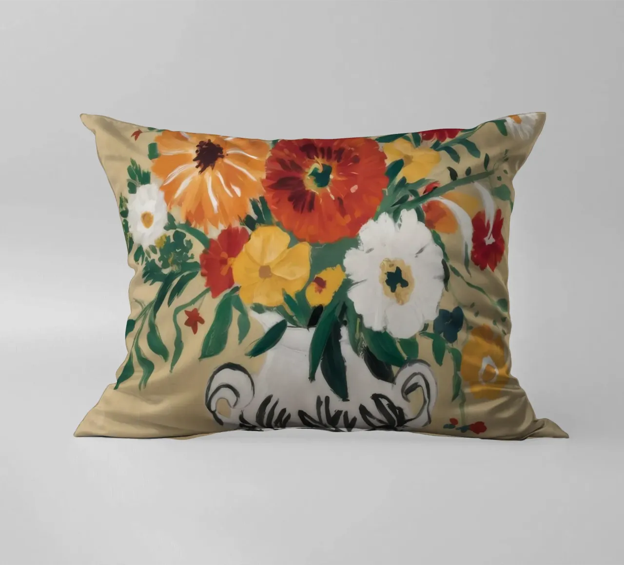 Vaso Chinoiserie Abbondanza cuscino da Stone Decade
