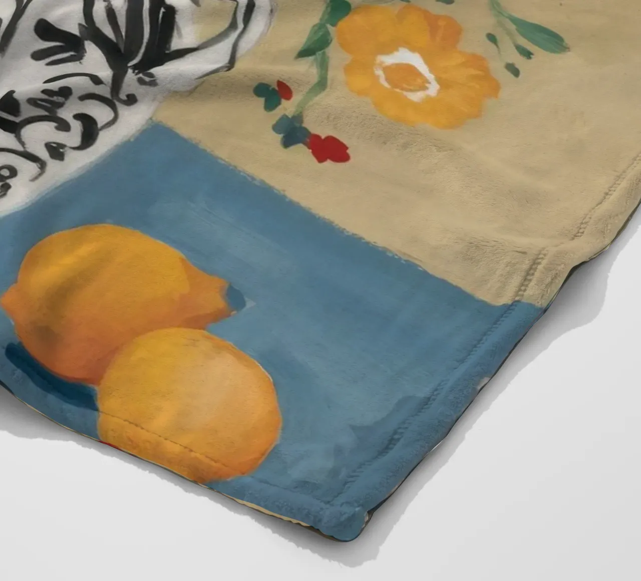 Vaso Chinoiserie Abbondanza coperta in pile da Stone Decade