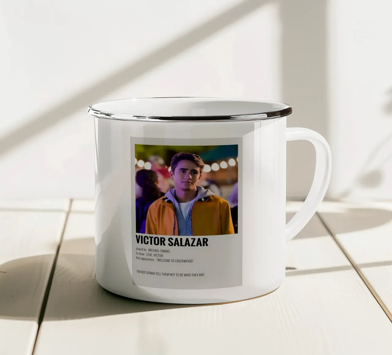VICTOR SALAZAR tazza in smalto da MVFminimalist
