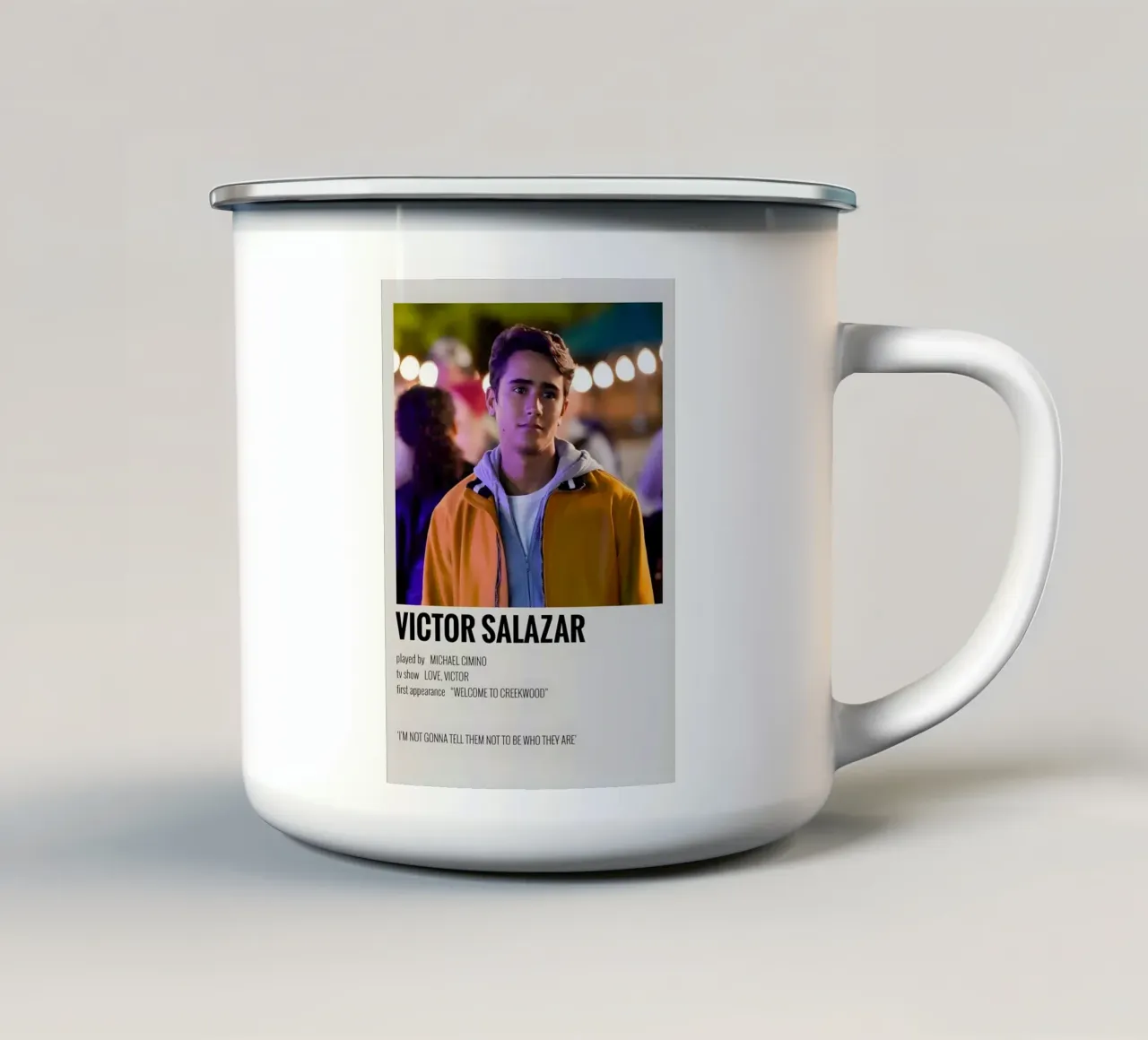 VICTOR SALAZAR tazza in smalto da MVFminimalist