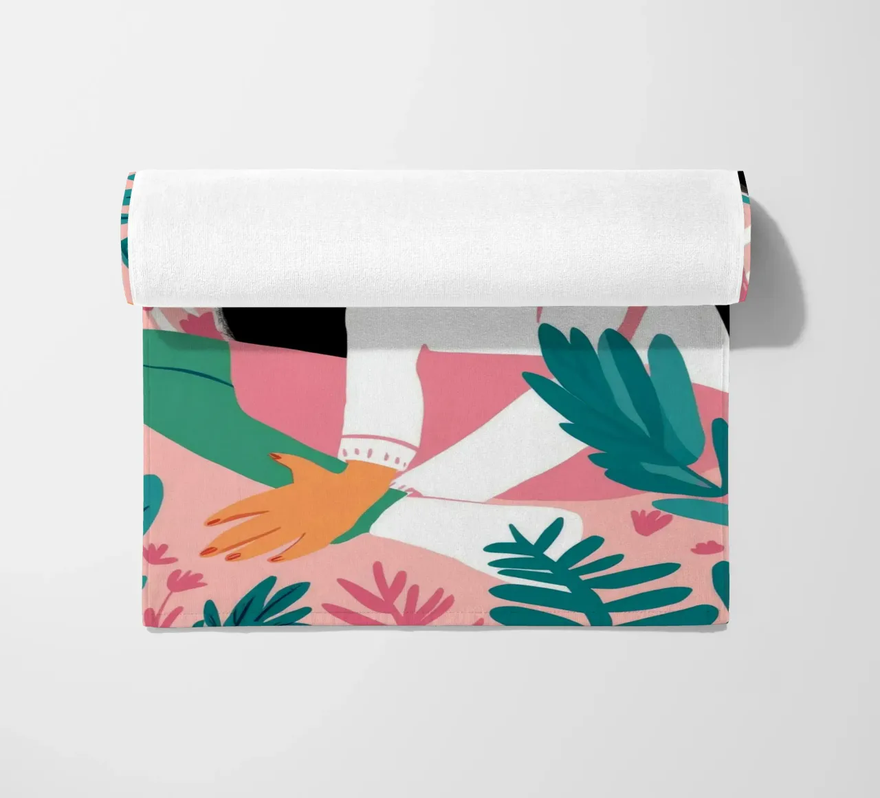 Celestial Flora Dream beach towel by Peak Delusion