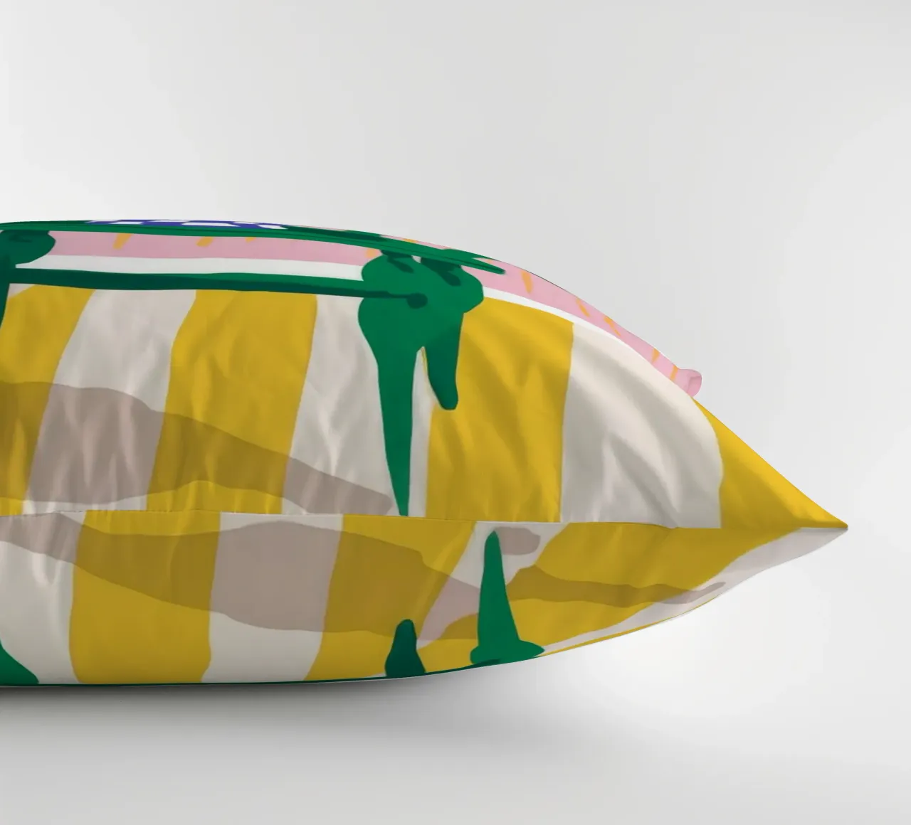 Sedia verde Daisy Dreams cuscino da Muse Artworks