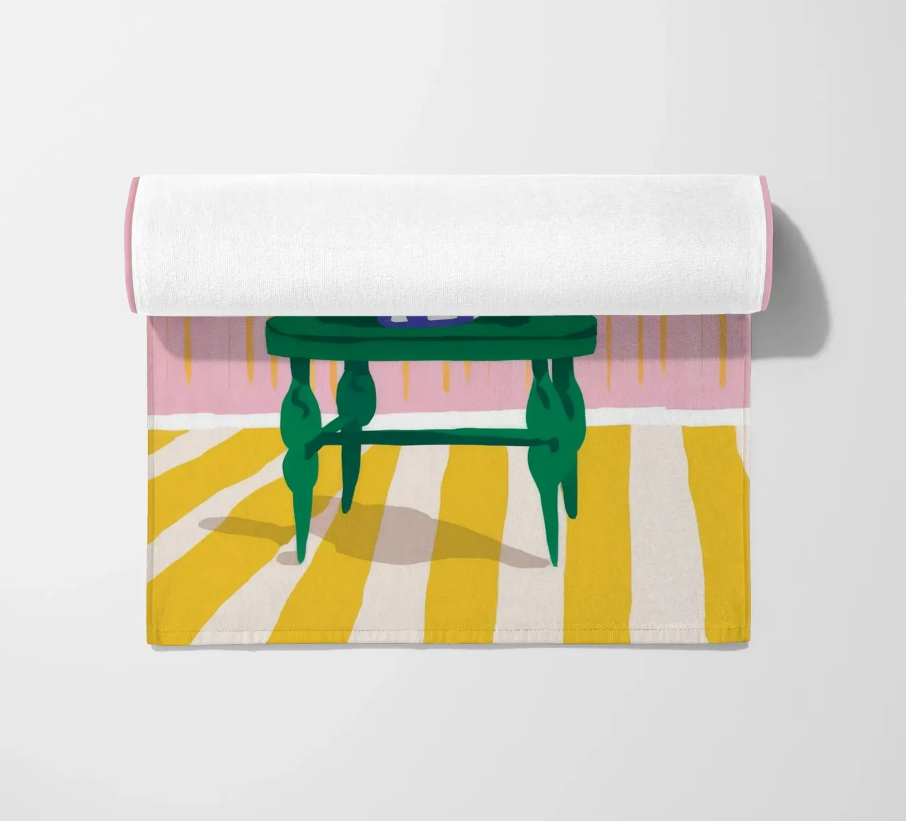 Sedia verde Daisy Dreams telo mare da Muse Artworks