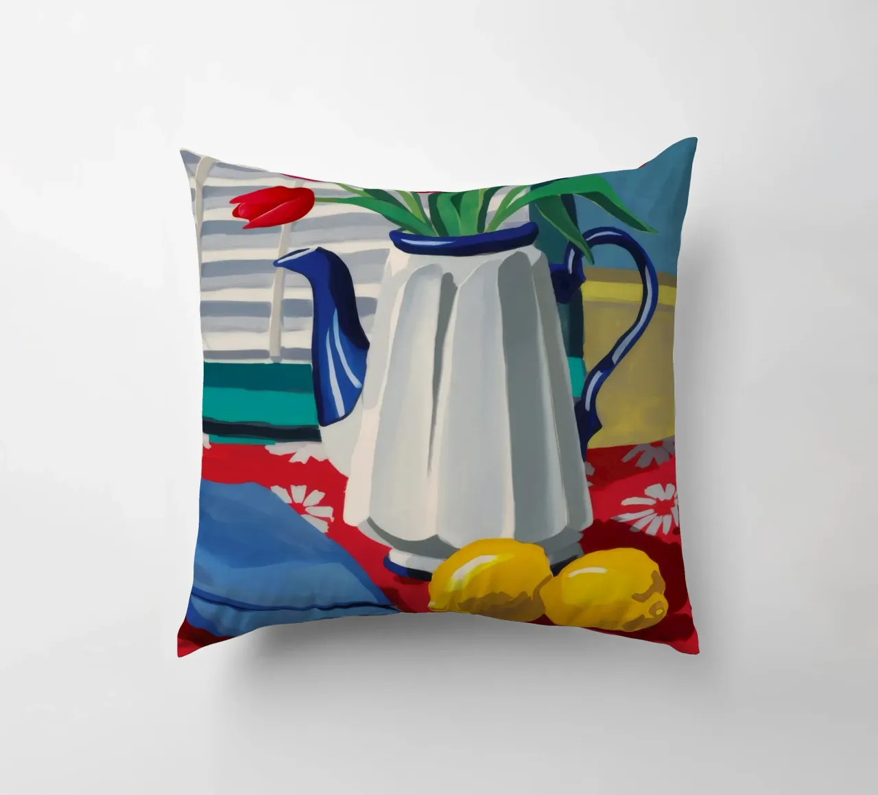 Smalto Tulipano Stillness cuscino da Stone Decade