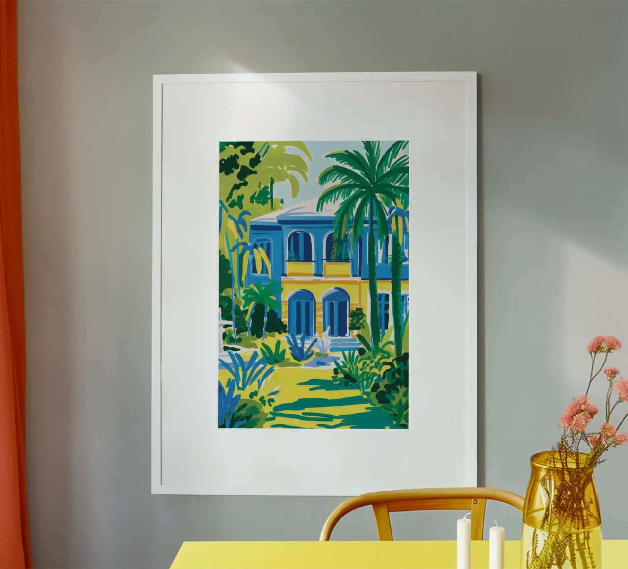 Promenade dans la cour d'Azure poster de FadeAura