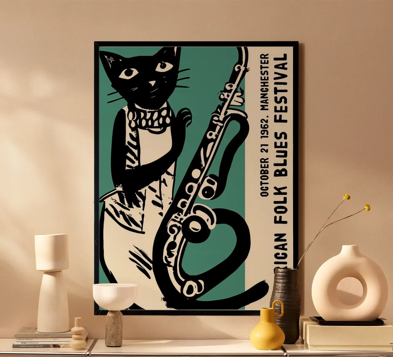 Blues popolare americano poster da Arjun