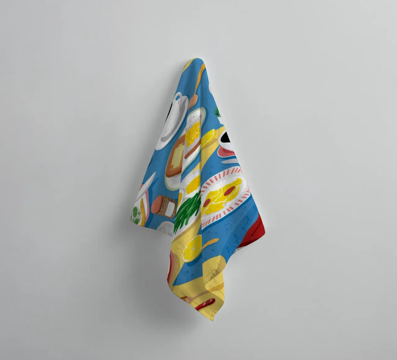 Abundant Breakfast Spread towel by Peak Delusion