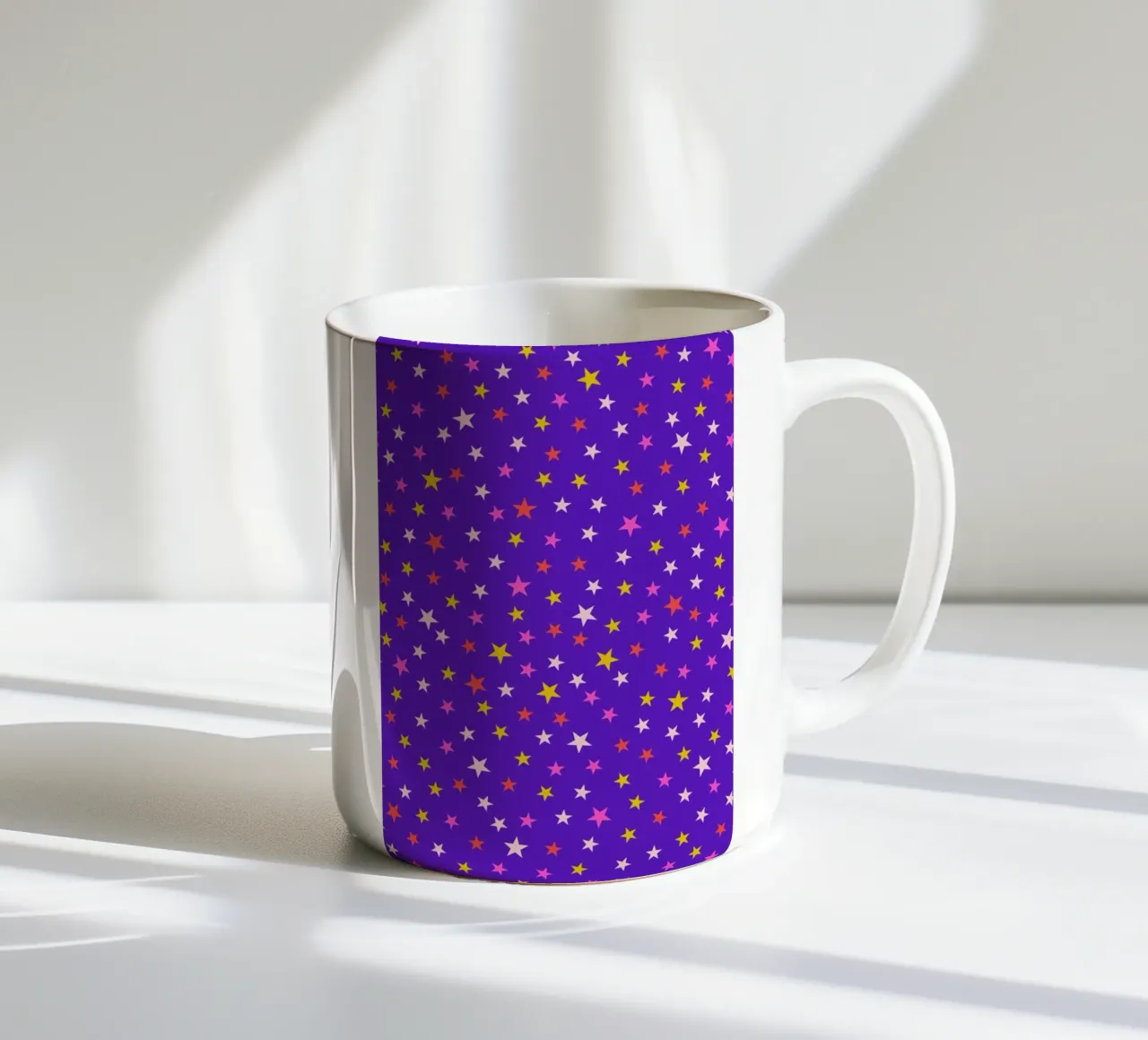 Magic Stardust (blue) tazza in ceramica da Kubistika
