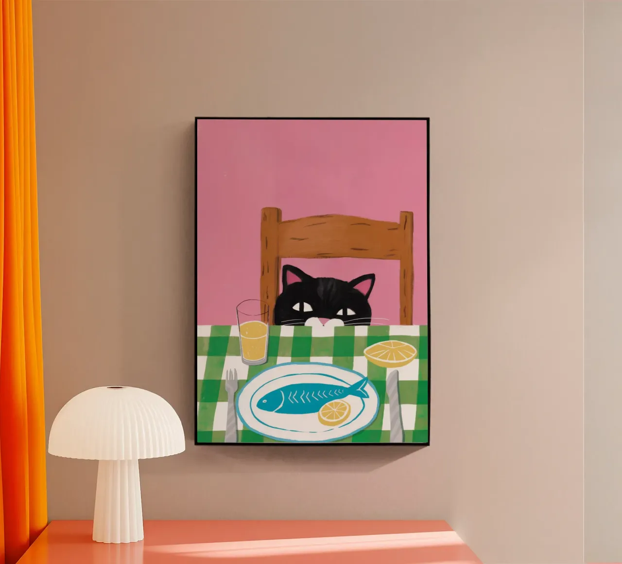 Mangime per pesci felini plexiglass da Muse Artworks