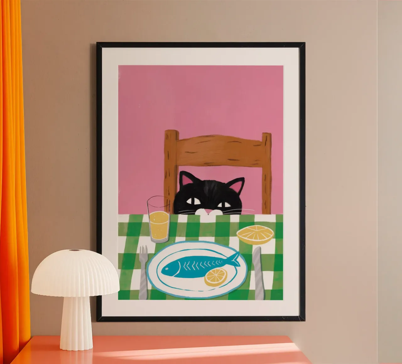 Mangime per pesci felini carta hahnemühle da Muse Artworks