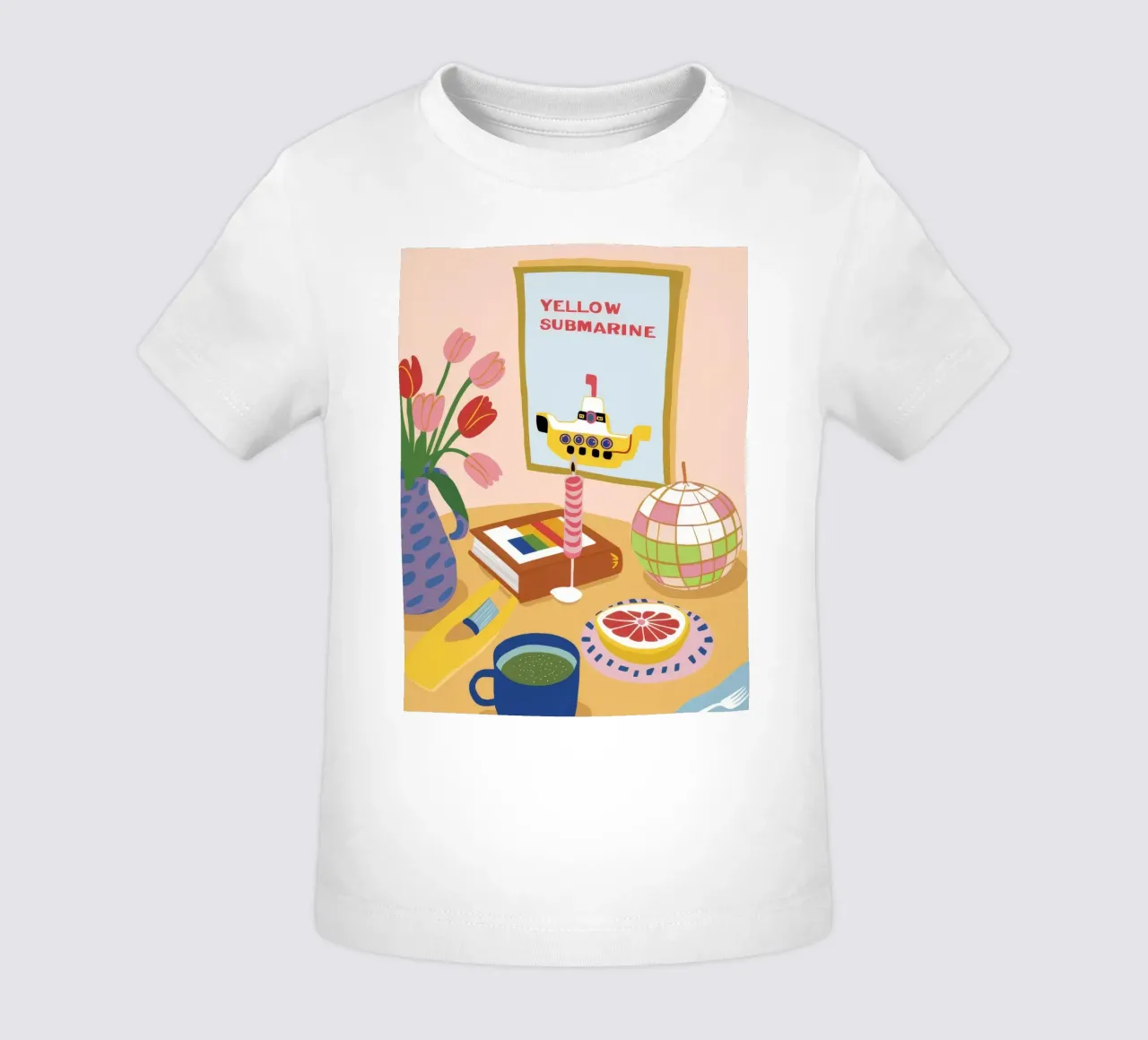 Retro Disco Stillness baby t-shirt by Peak Delusion