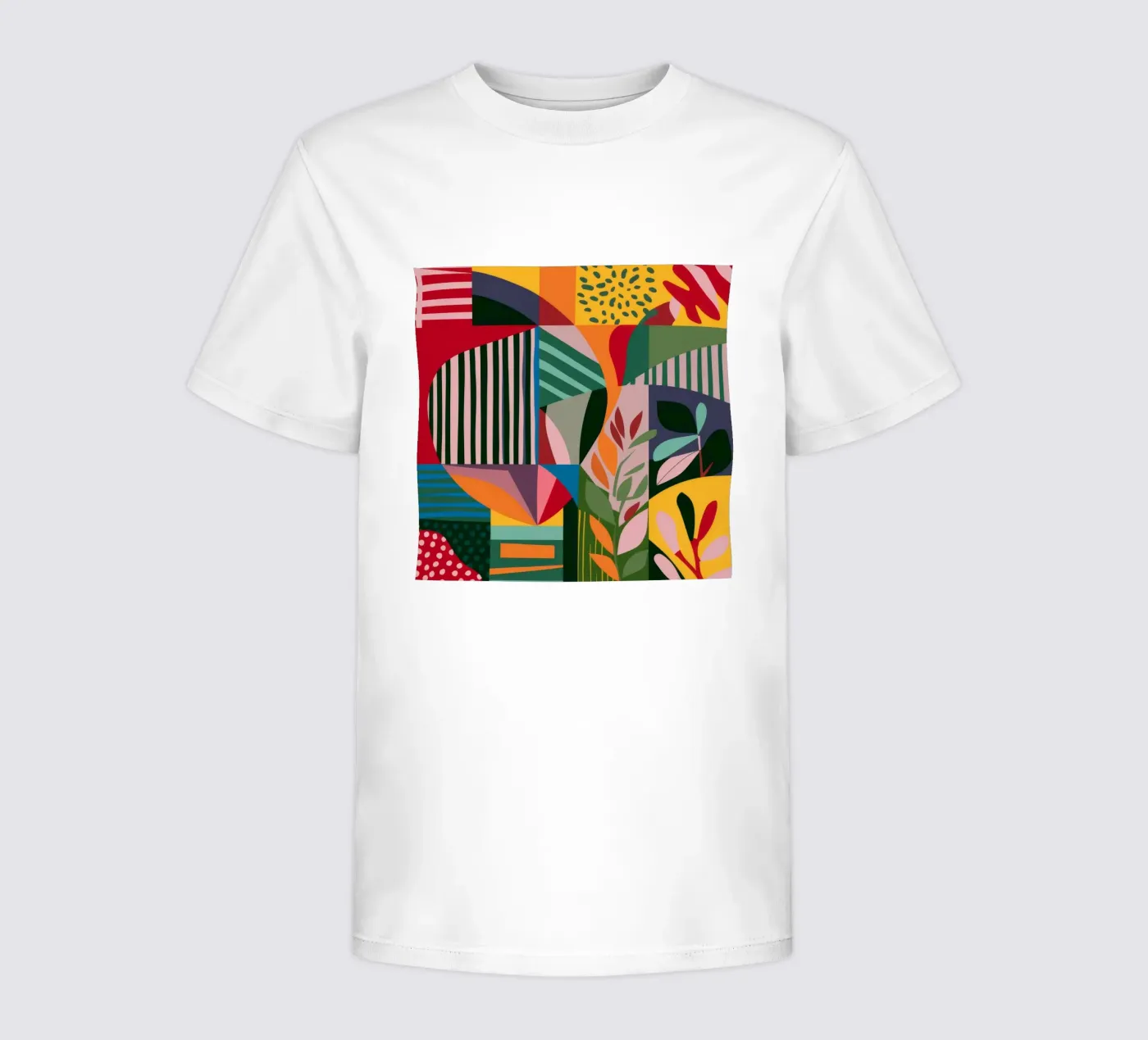 Abstract Patterned Foliage Kinder T-Shirt von FadeAura