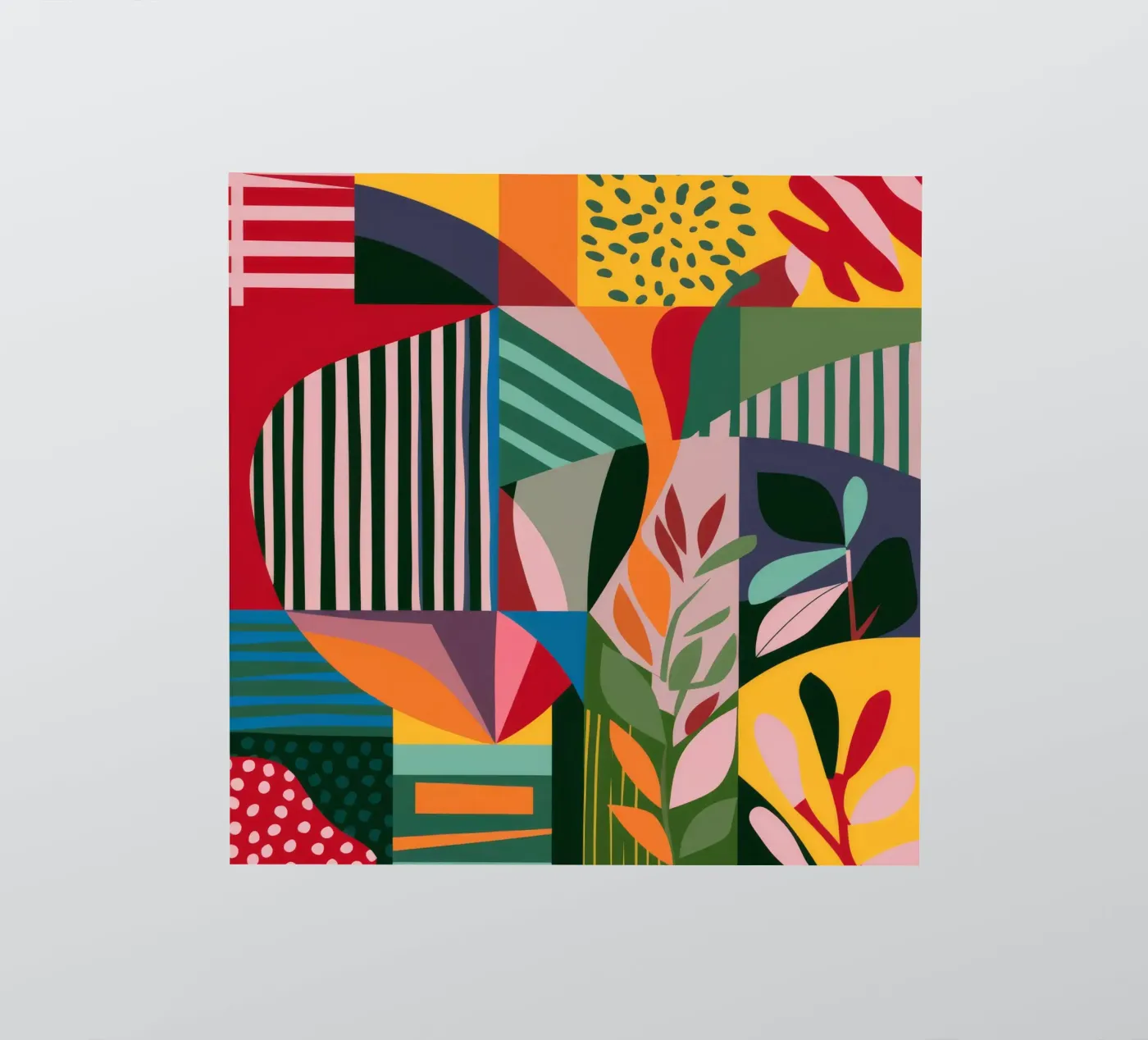 Abstract Patterned Foliage sticker by FadeAura