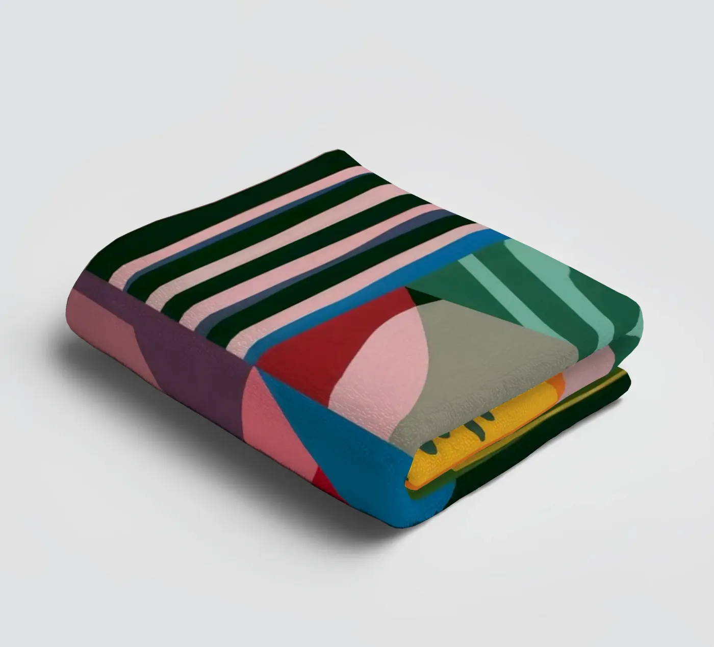 Feuillage à motifs abstraits serviette de bain de FadeAura