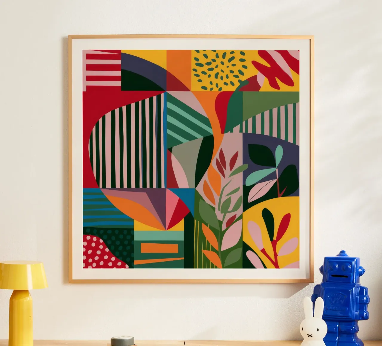 Abstract Patterned Foliage poster by FadeAura
