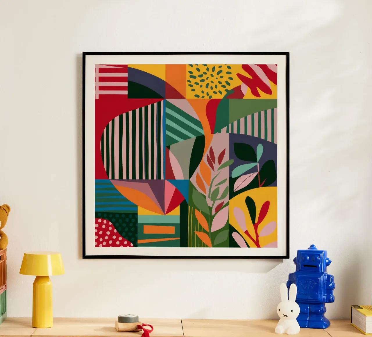 Abstract Patterned Foliage poster by FadeAura