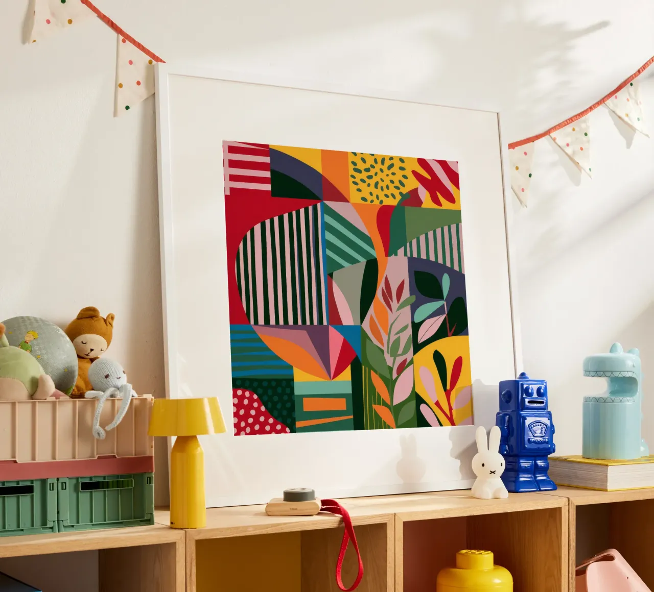 Abstract Patterned Foliage poster by FadeAura