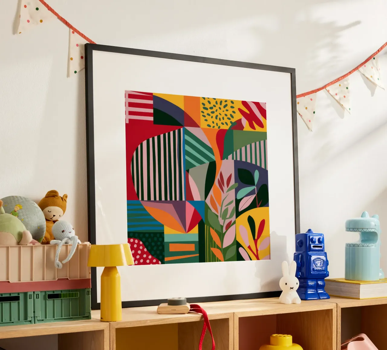 Abstract Patterned Foliage poster by FadeAura