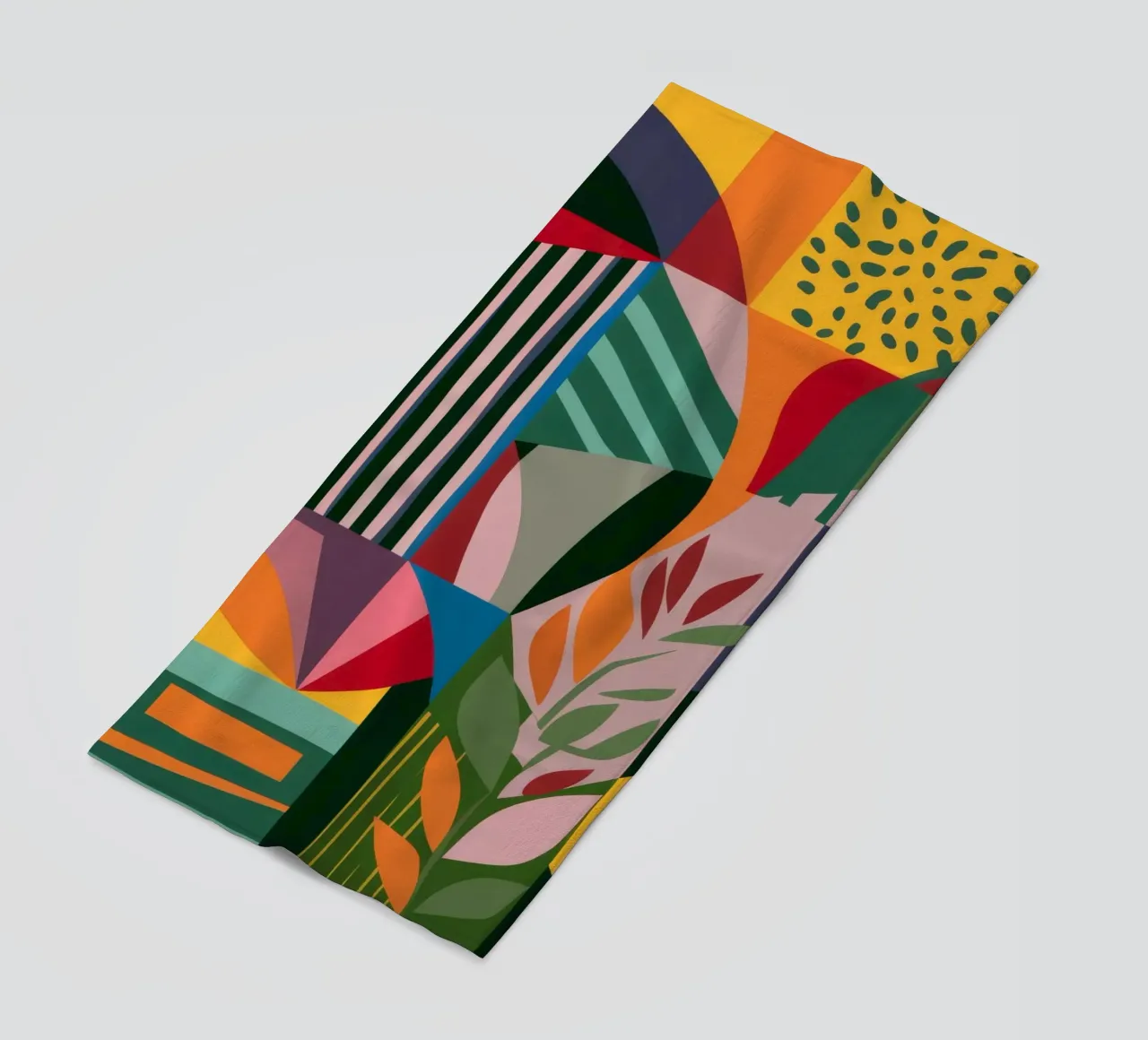 Fogliame astratto telo mare da FadeAura