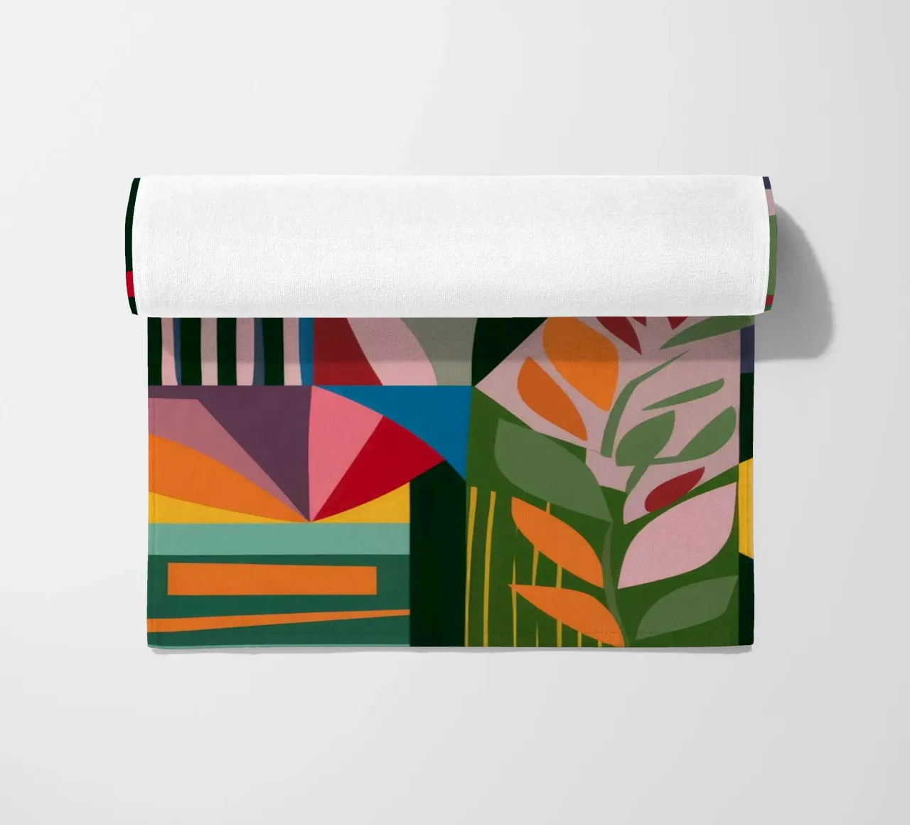 Fogliame astratto telo mare da FadeAura